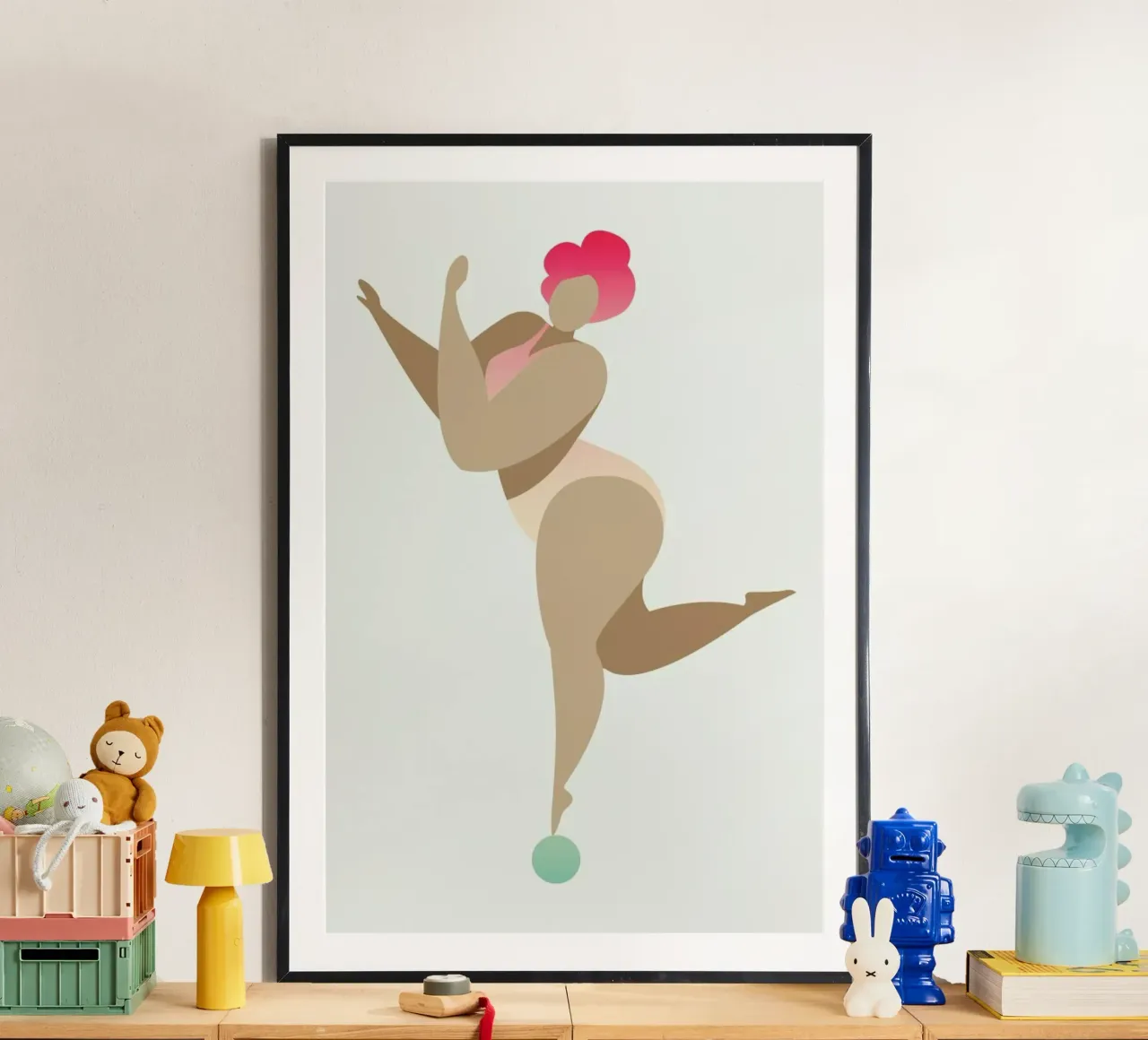 Dancing Queen Rainbow poster da Kubistika