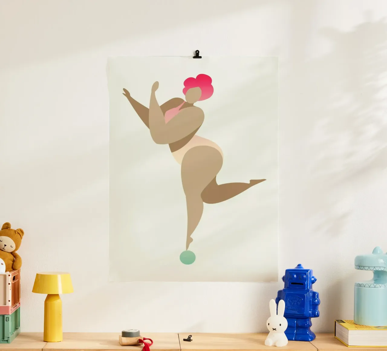 Dancing Queen Rainbow poster da Kubistika