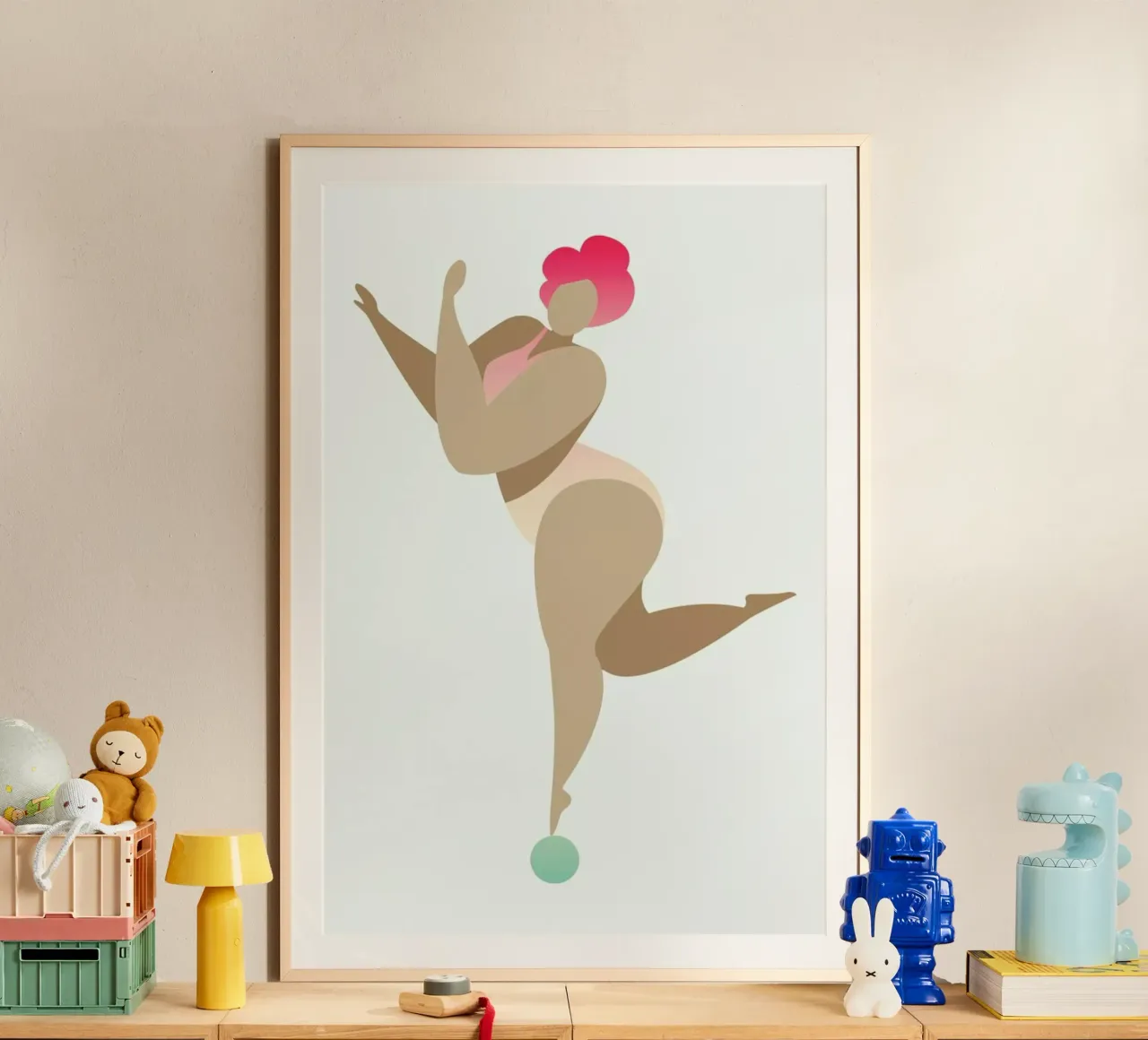 Dancing Queen Rainbow poster da Kubistika