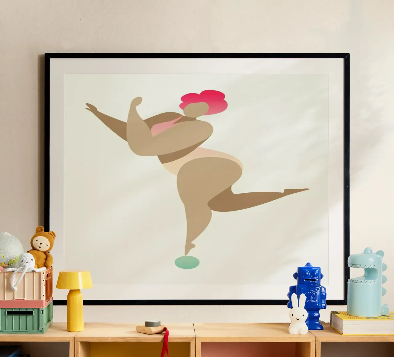 Dancing Queen Rainbow poster da Kubistika