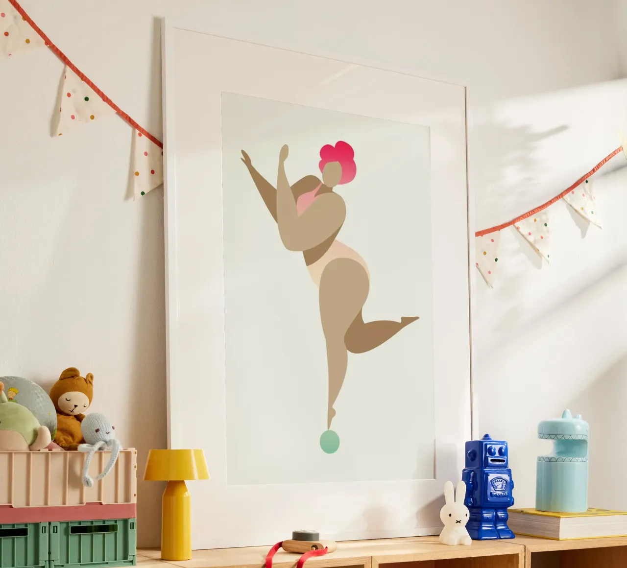 Dancing Queen Rainbow poster da Kubistika