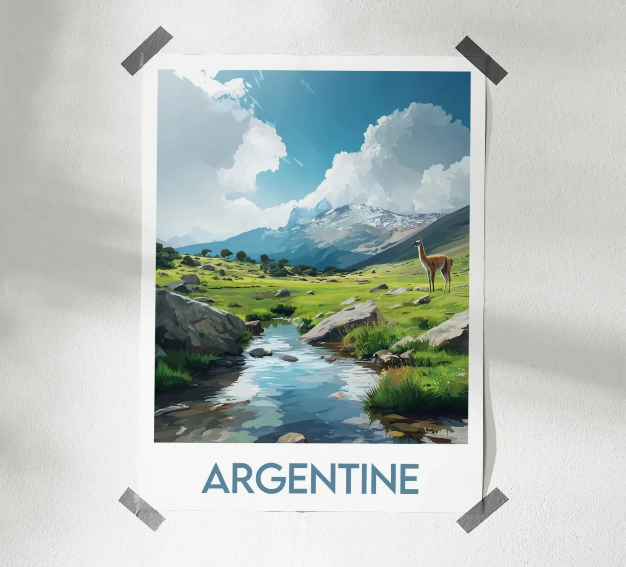 Affiche Argentine poster da Frame the World