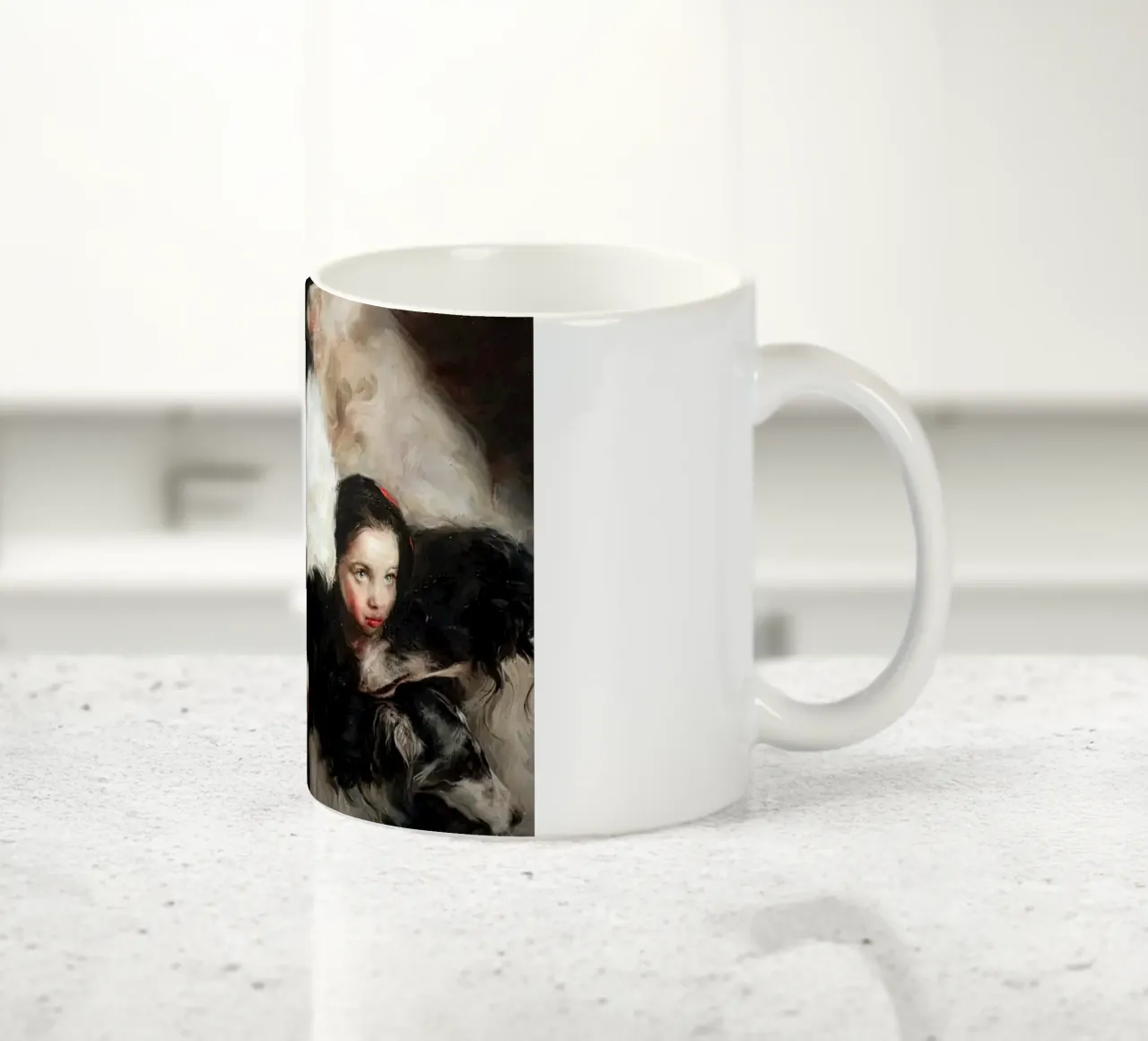 Guillermo Lorca Sofi e i cani tazza in ceramica da Birgitart