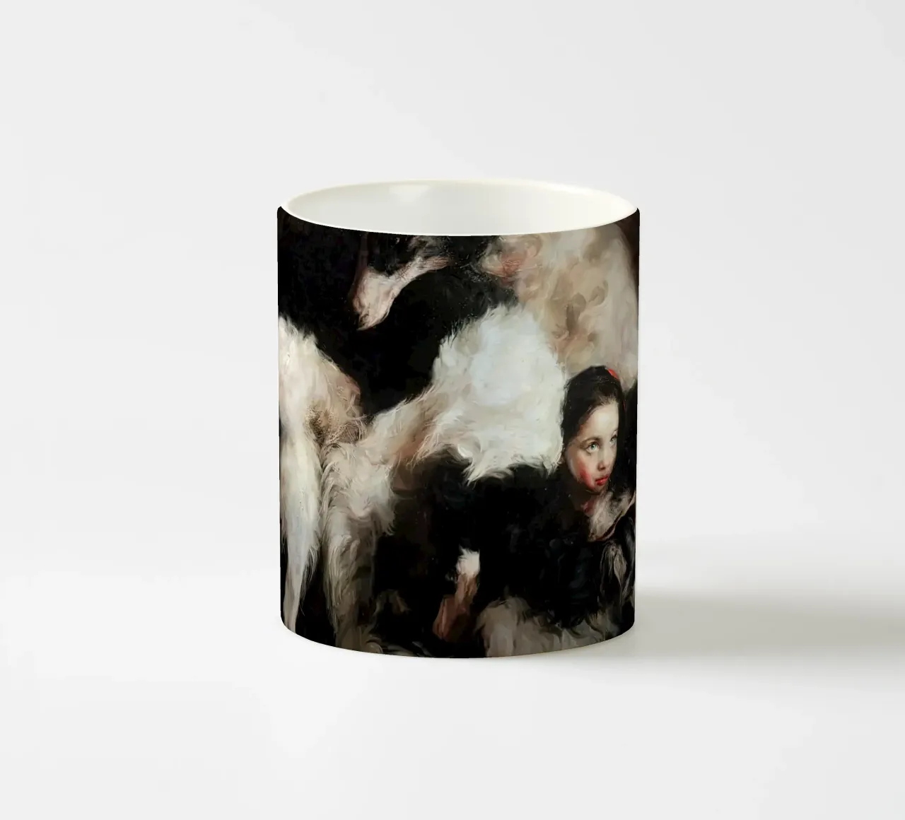 Guillermo Lorca Sofi e i cani tazza in ceramica da Birgitart