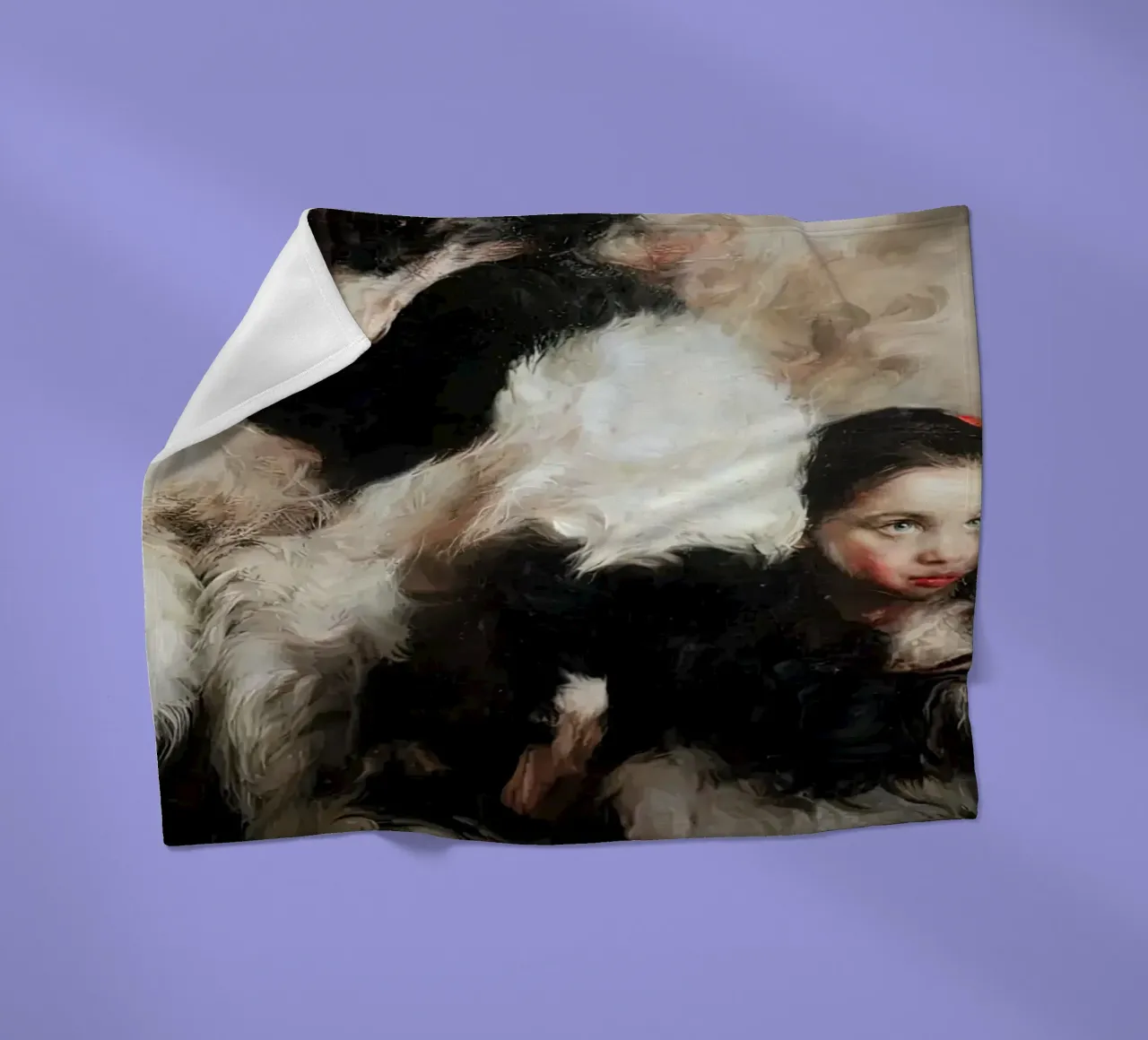 Guillermo Lorca Sofi e i cani coperta in pile da Birgitart