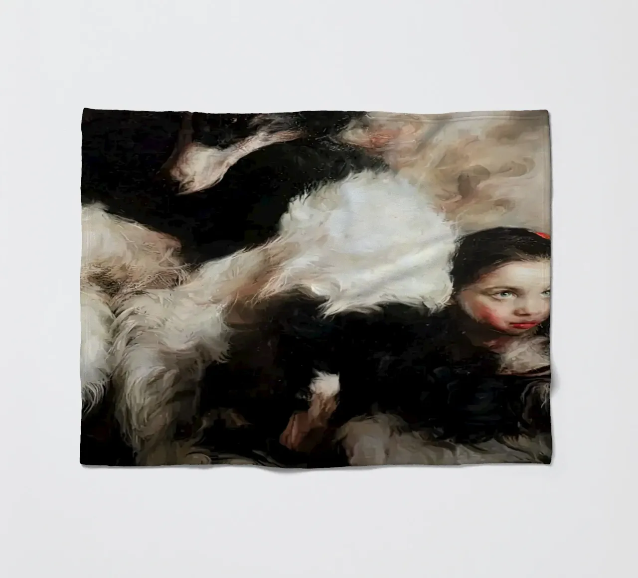 Guillermo Lorca Sofi e i cani coperta in pile da Birgitart