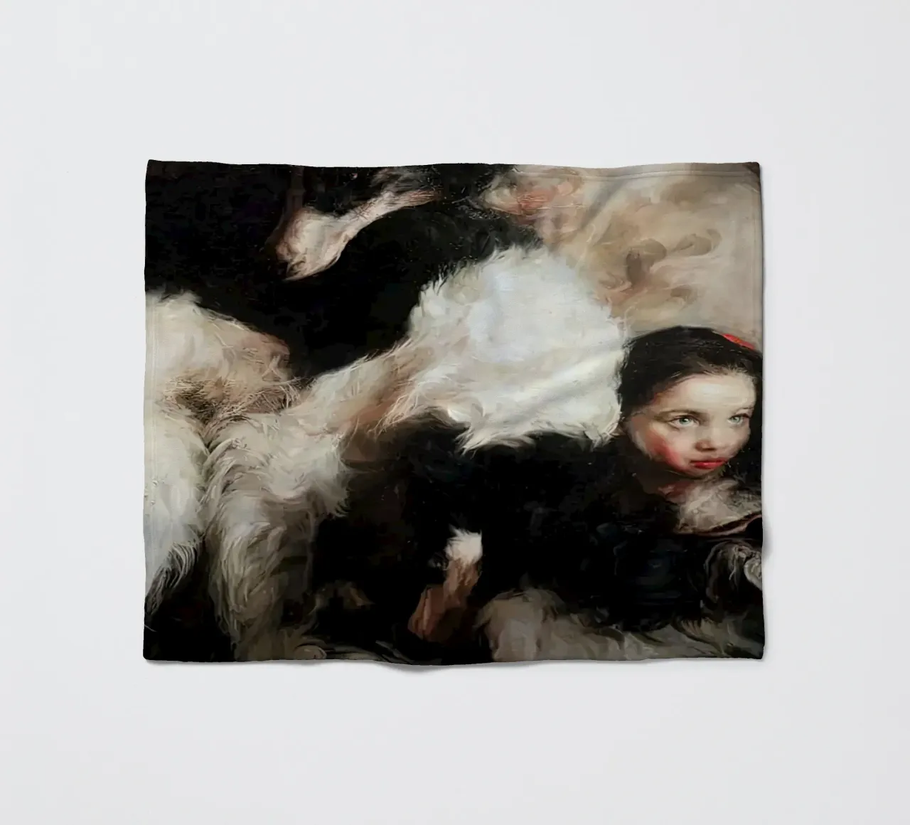 Guillermo Lorca Sofi e i cani coperta in pile da Birgitart