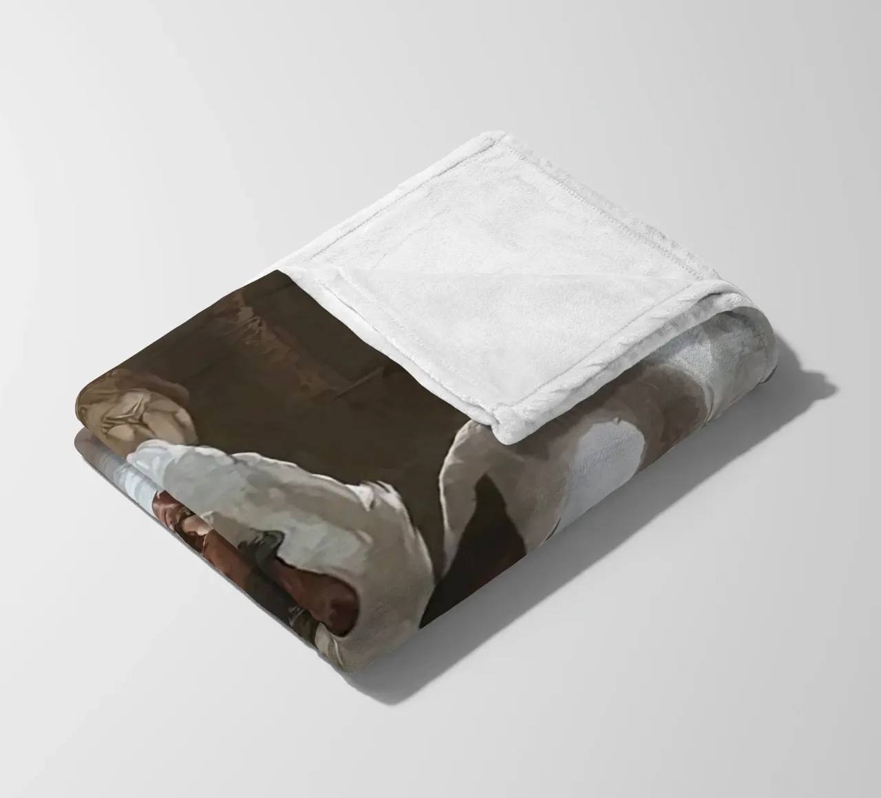 Guillermo Lorca Sophie e i cigni coperta in pile da Birgitart