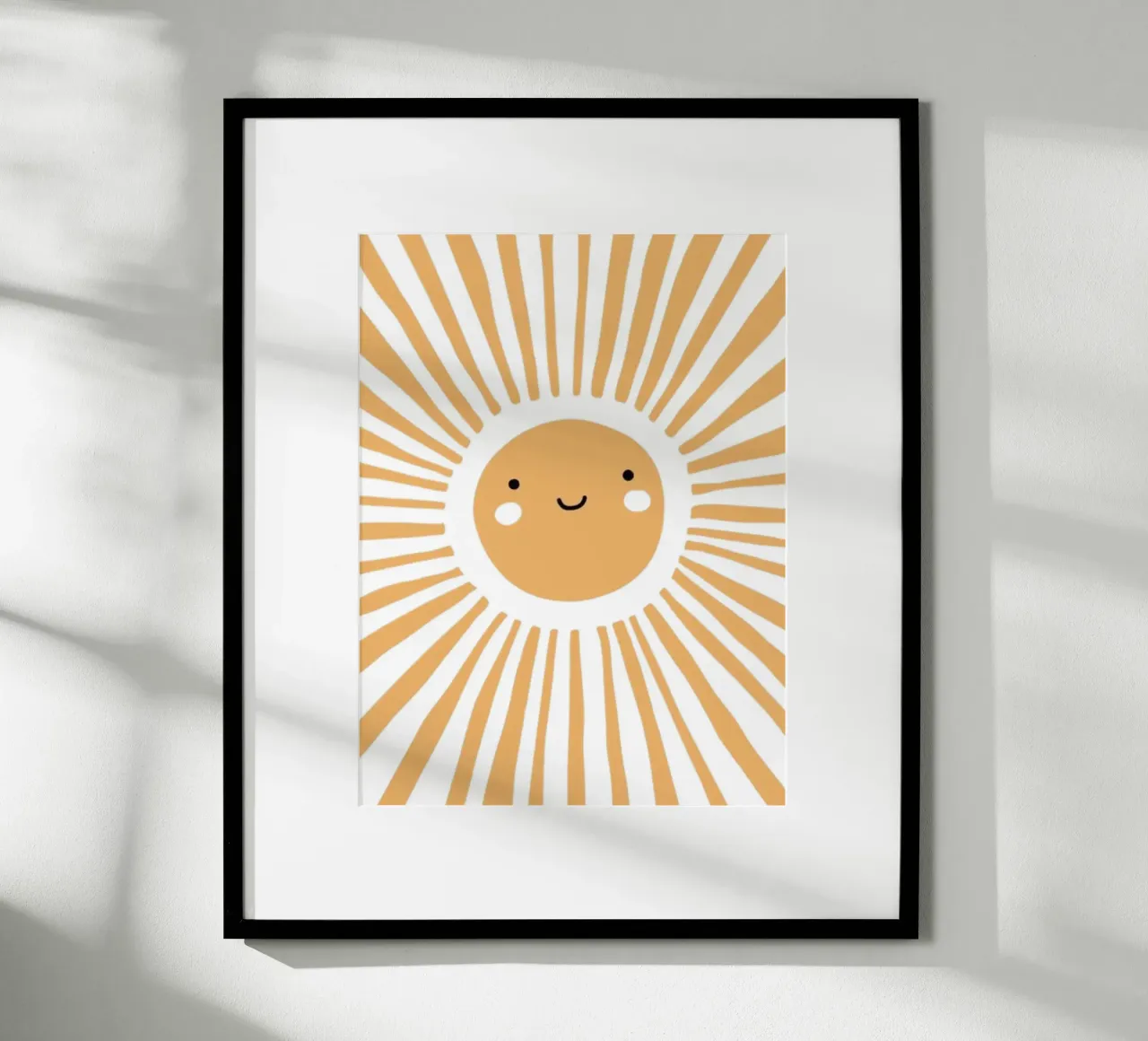 Stampa del raggio di sole, arte murale per bambini, stampa per la cameretta poster da Little Lola