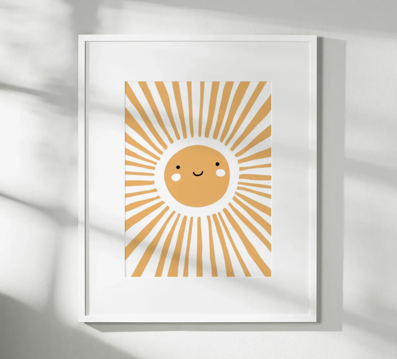 Stampa del raggio di sole, arte murale per bambini, stampa per la cameretta poster da Little Lola