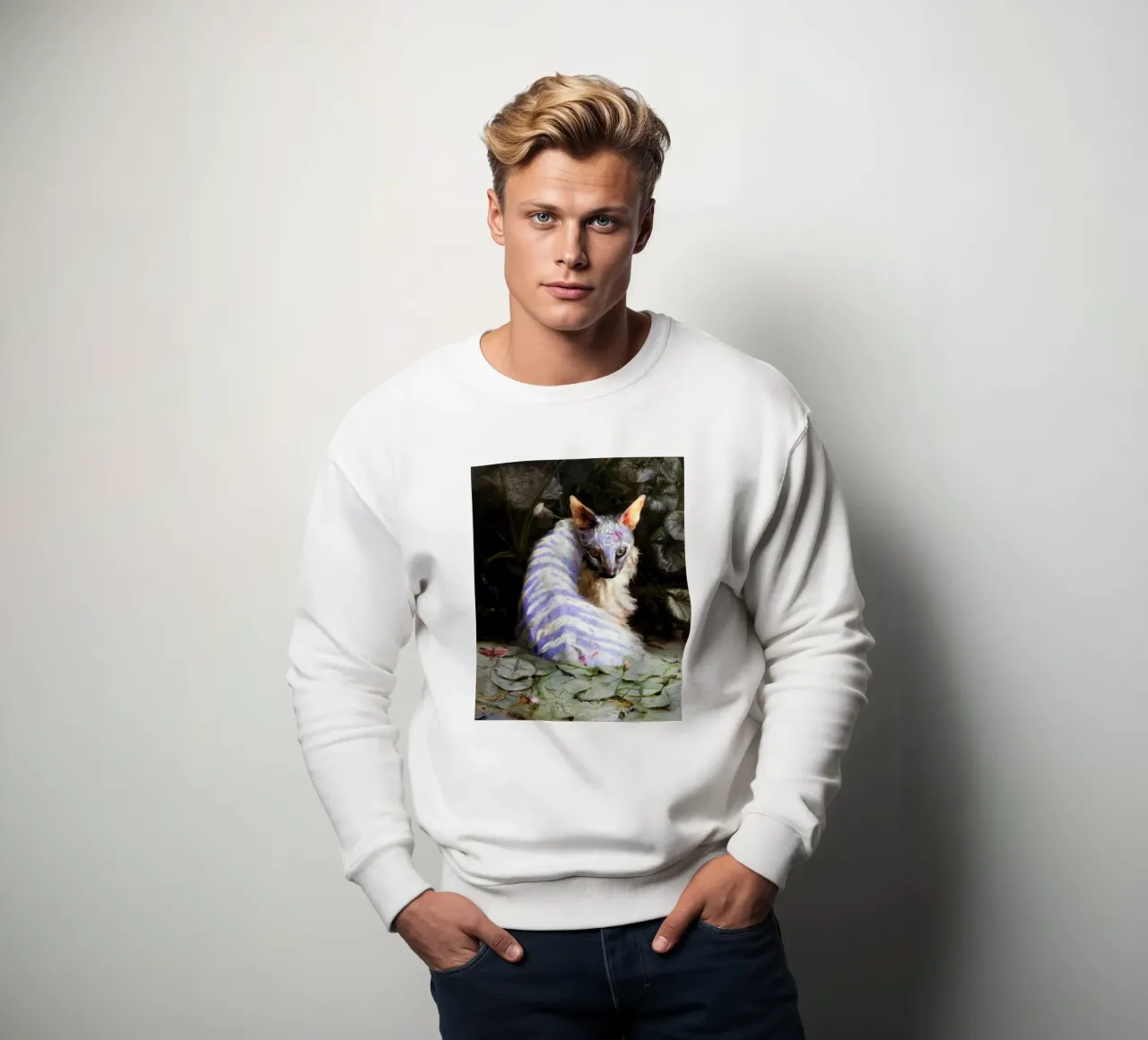 Guillermo Lorca Spring Pond felpa da Birgitart