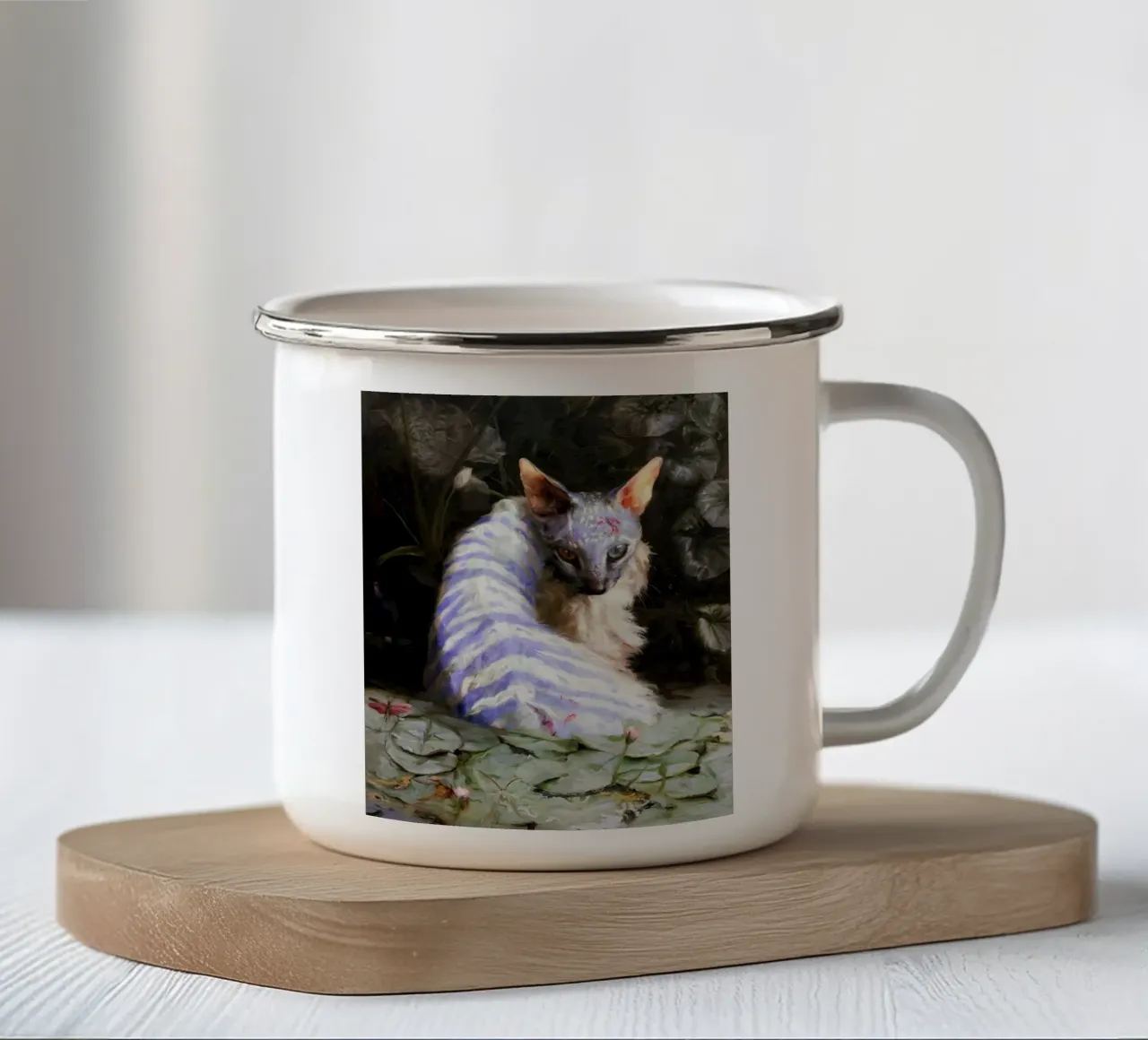 Guillermo Lorca Spring Pond tazza in smalto da Birgitart