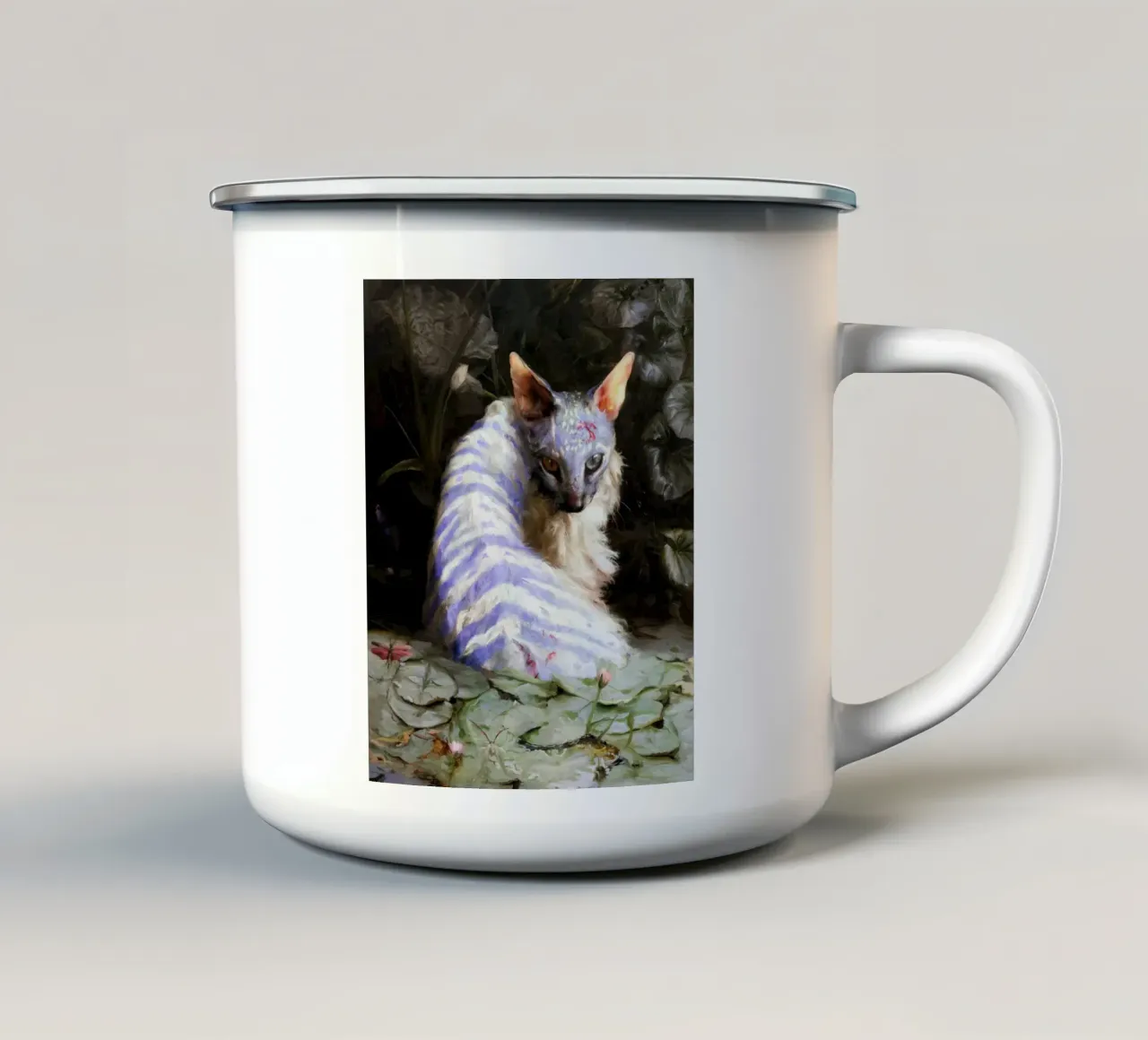Guillermo Lorca Spring Pond tazza in smalto da Birgitart