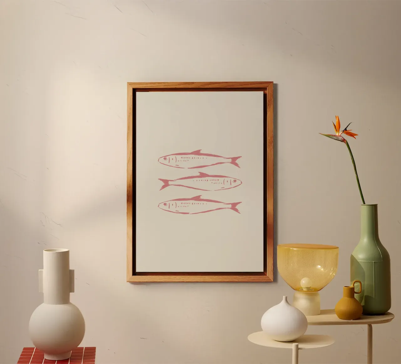Rose di sardine alluminio dibond da Sixmai