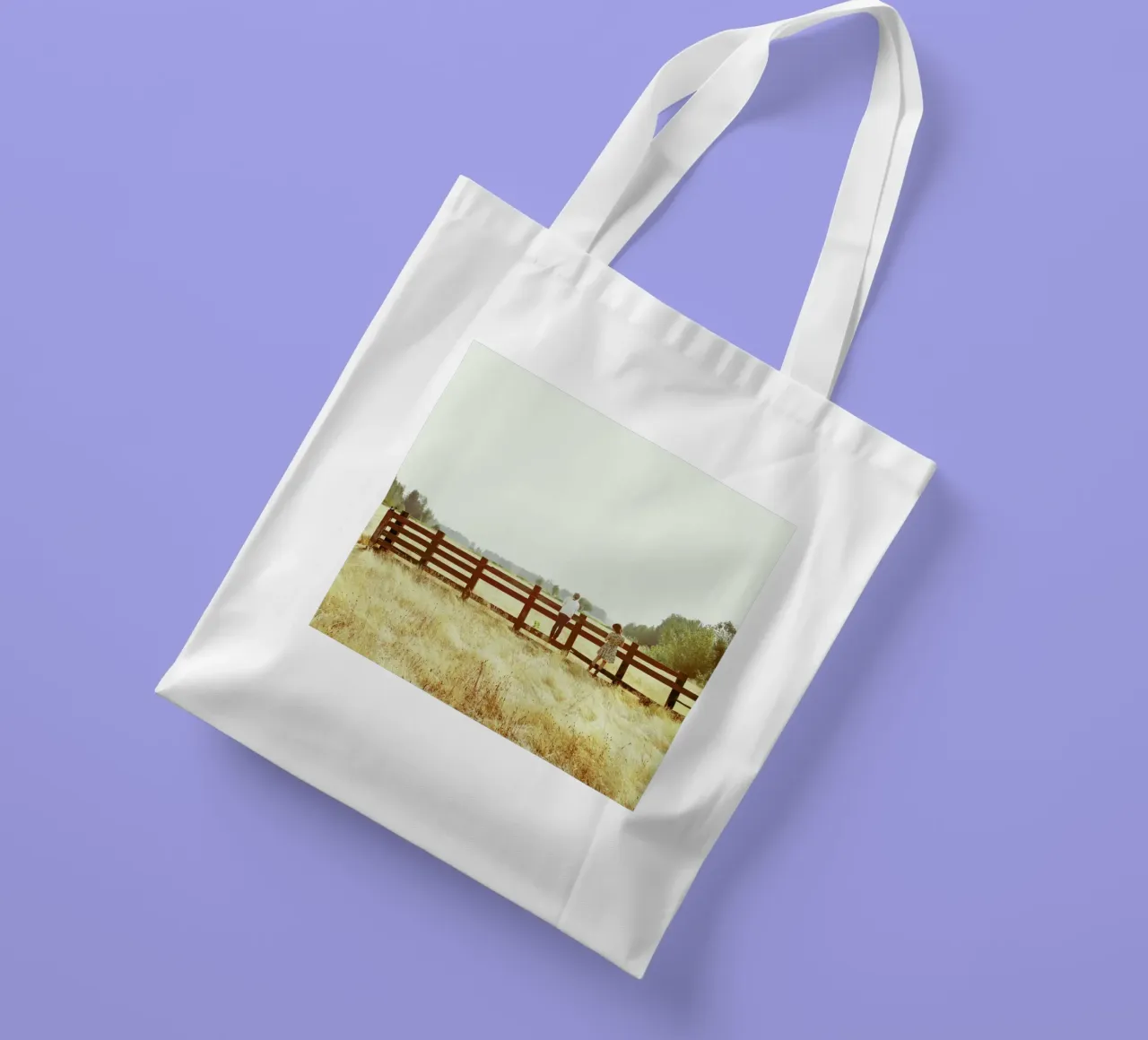 Fence Standing borsa in juta da Kevin Russ