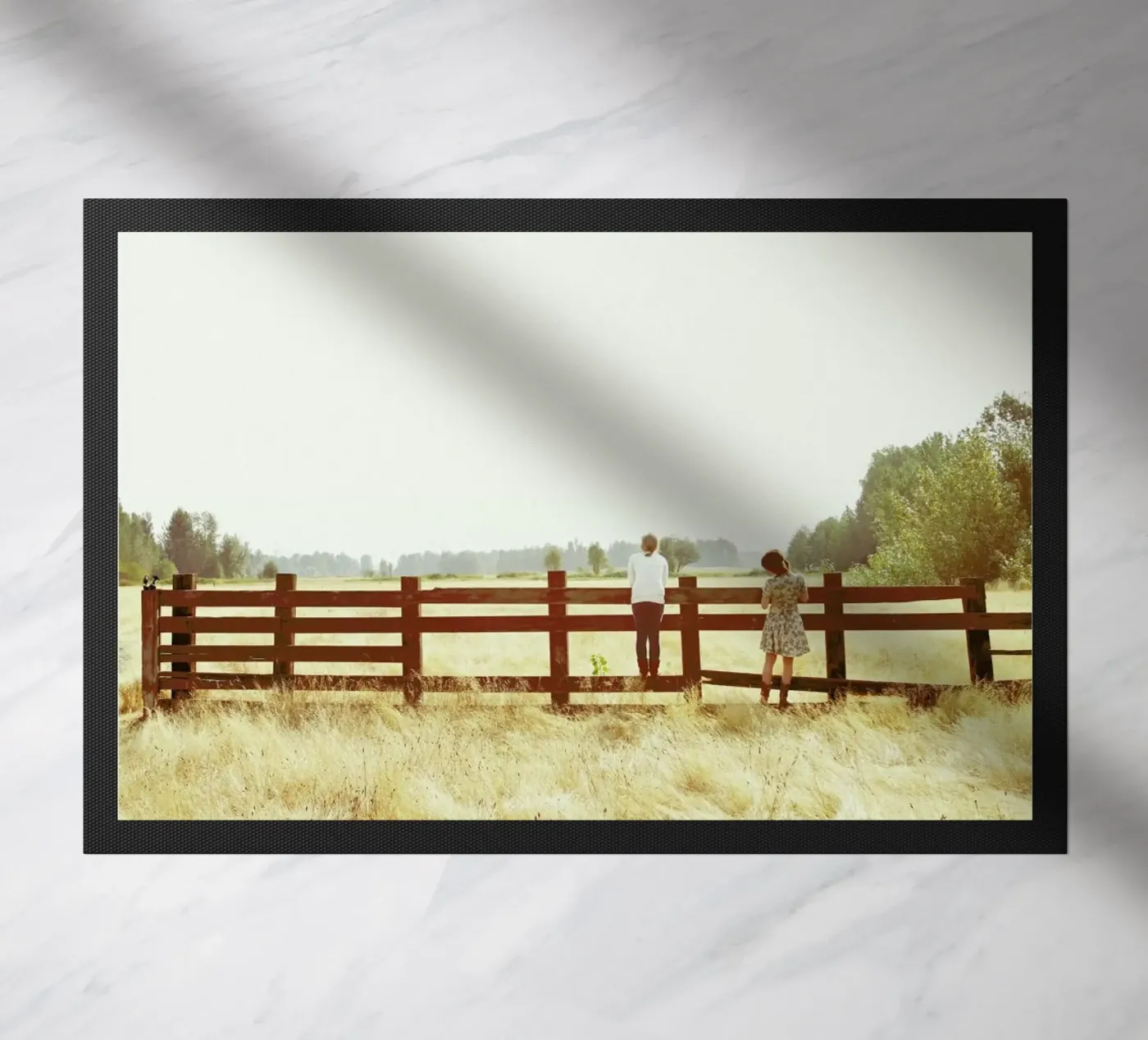 Fence Standing doormat by Kevin Russ