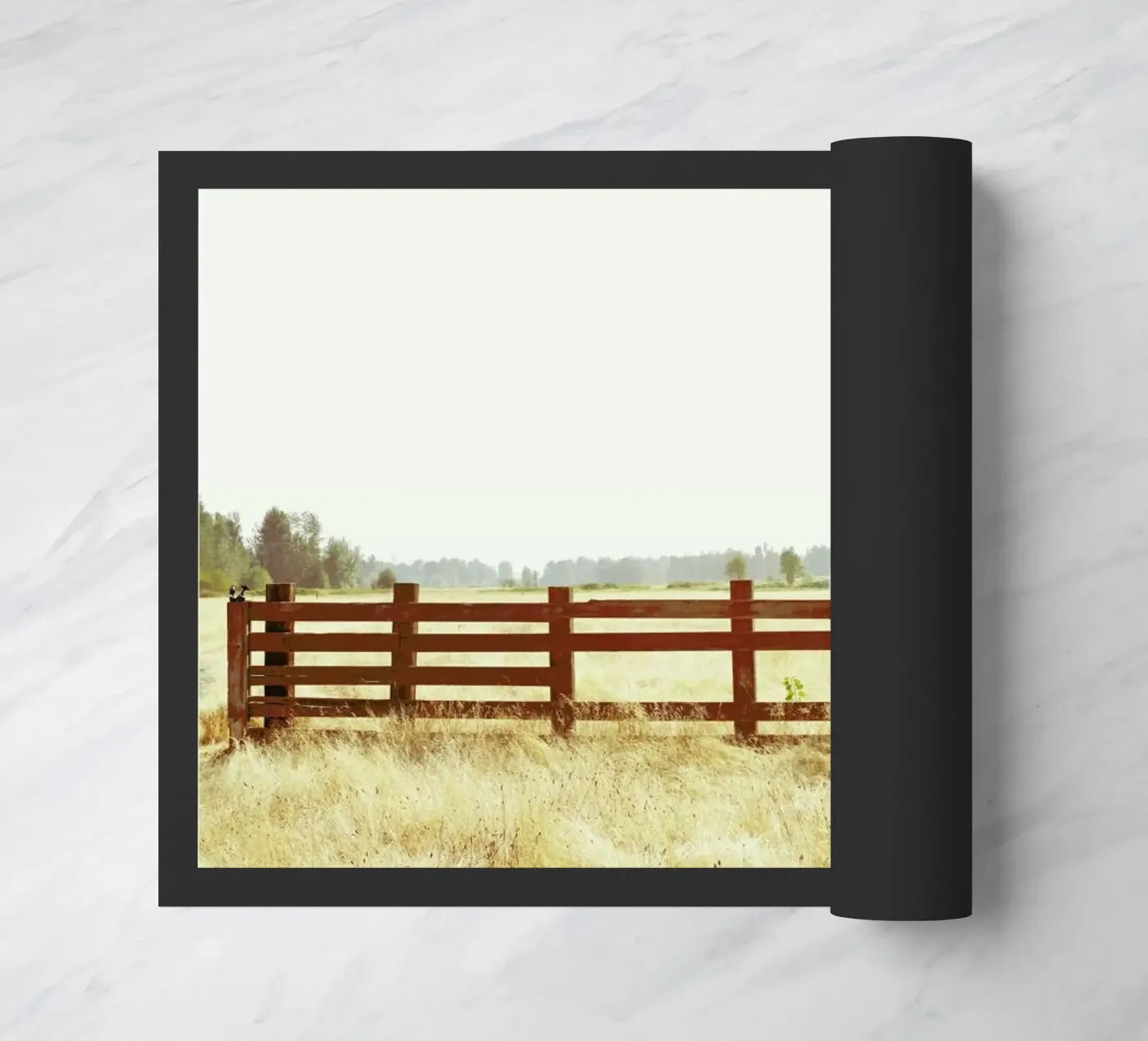 Fence Standing doormat by Kevin Russ