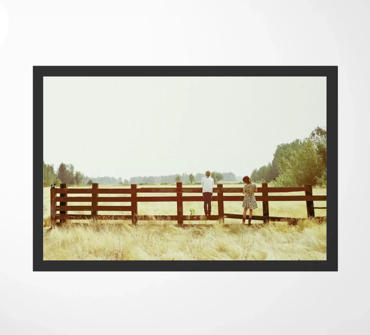 Fence Standing doormat by Kevin Russ