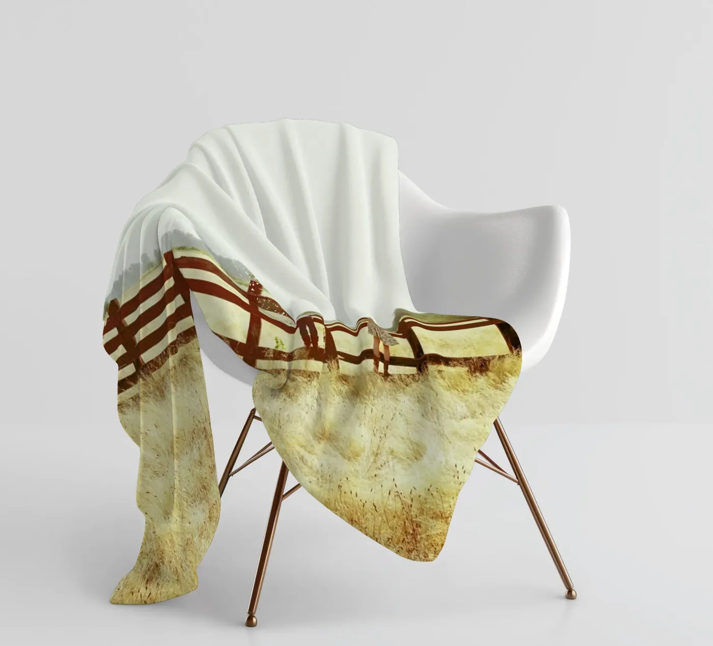 Fence Standing Fleecedecke von Kevin Russ