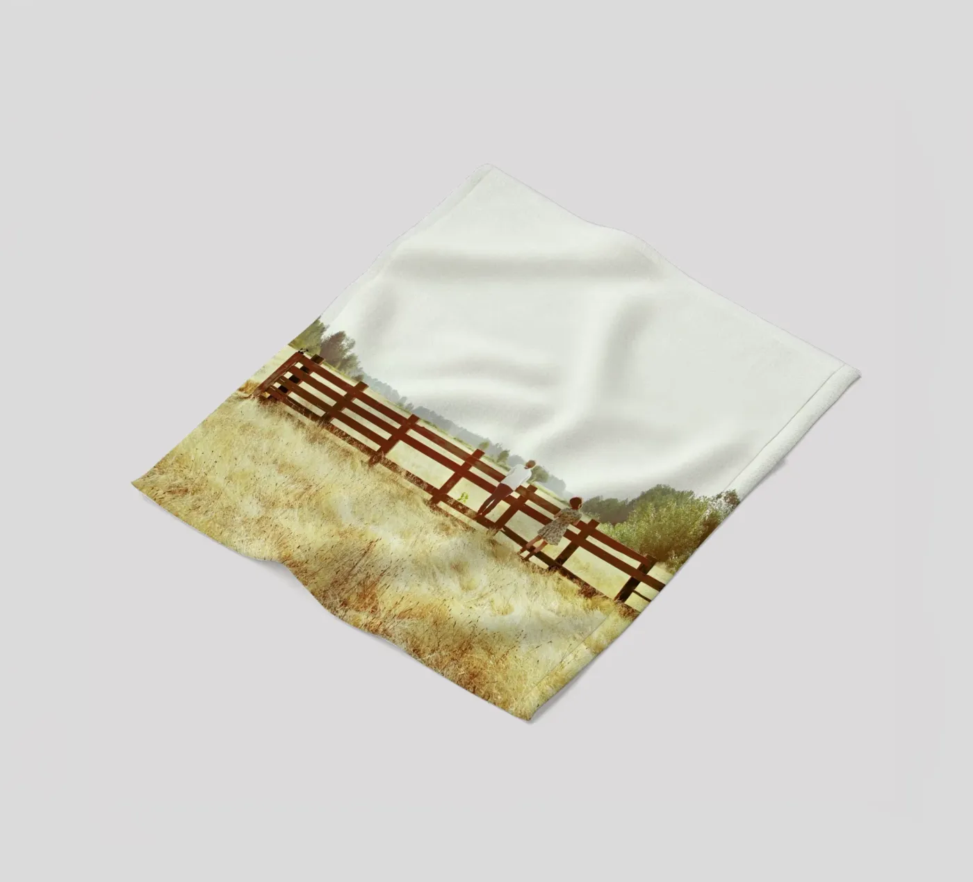 Fence Standing Fleecedecke von Kevin Russ