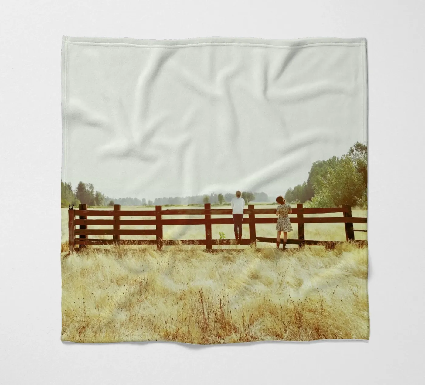 Fence Standing Fleecedecke von Kevin Russ