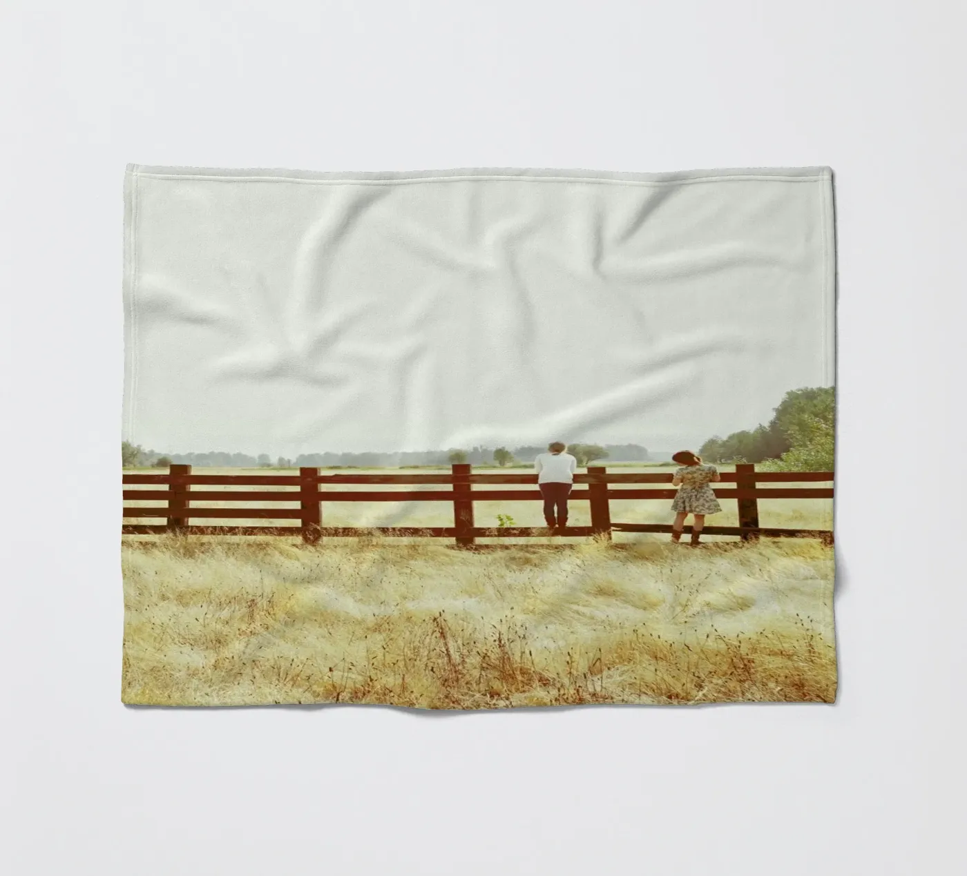 Fence Standing Fleecedecke von Kevin Russ