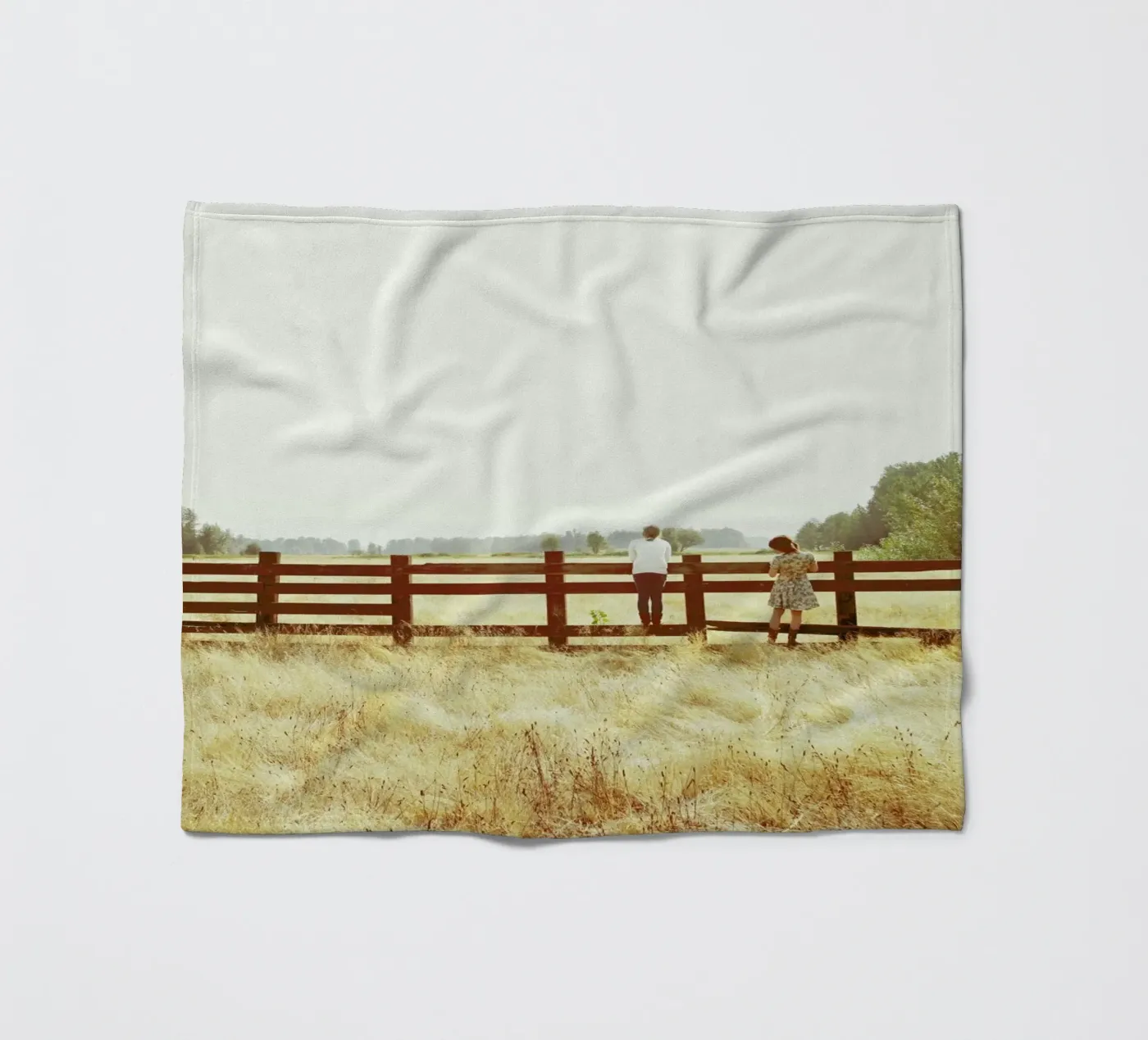 Fence Standing Fleecedecke von Kevin Russ