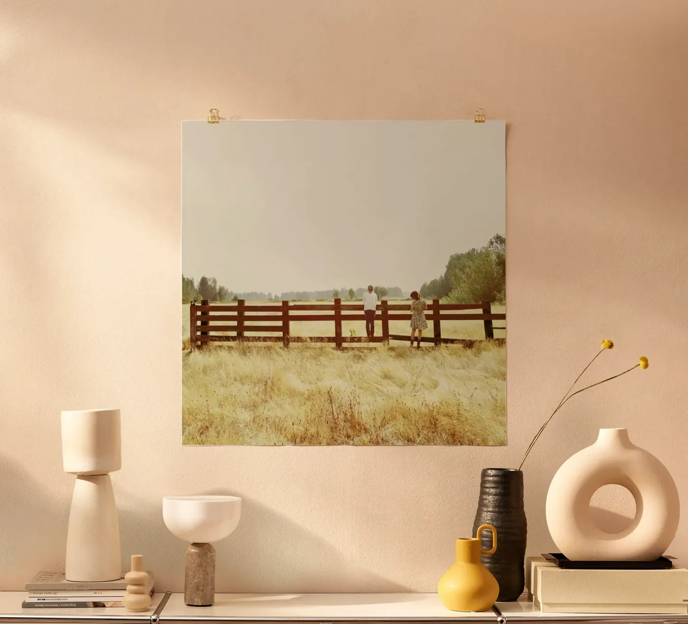 Fence Standing Poster von Kevin Russ
