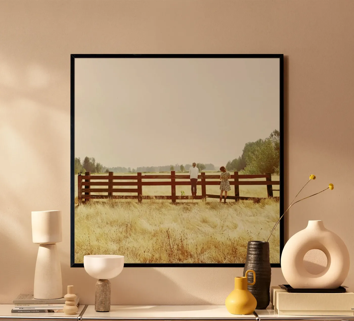 Fence Standing Poster von Kevin Russ