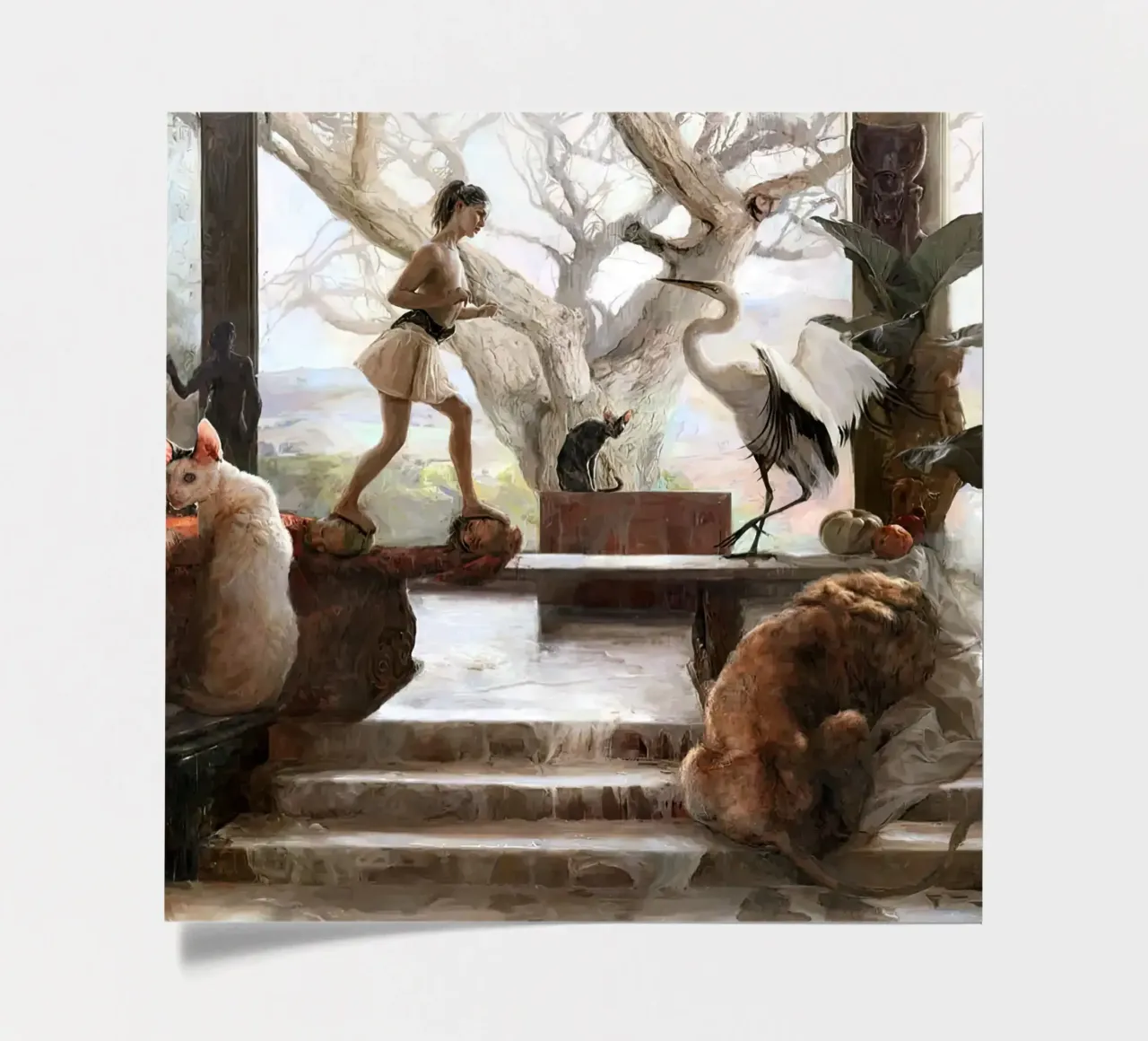 Guillermo Lorca The Encounter sticker sheet by Birgitart