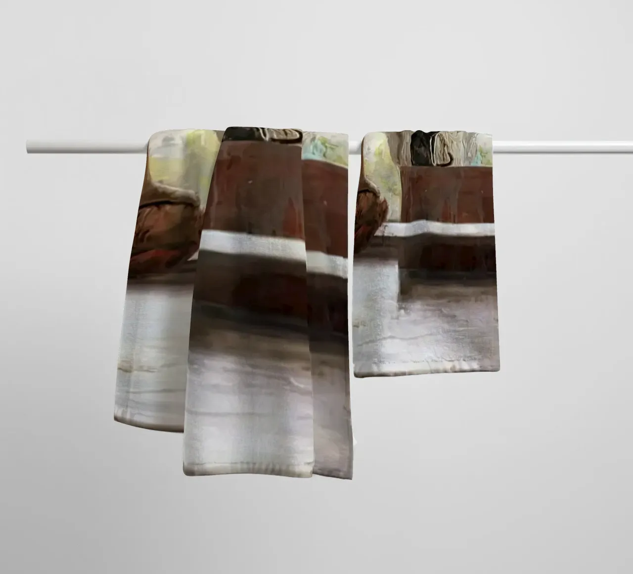 Guillermo Lorca The Encounter towel by Birgitart
