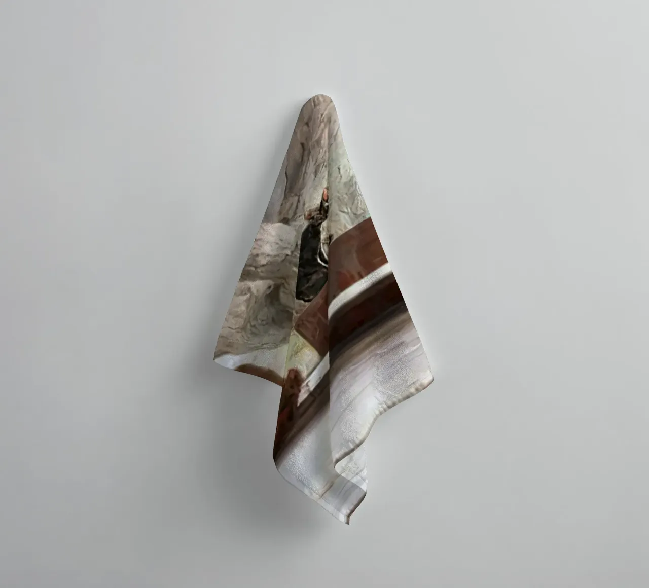 Guillermo Lorca The Encounter towel by Birgitart