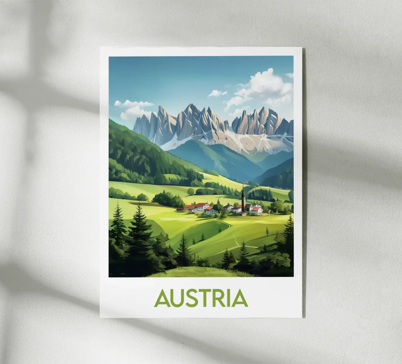 Affiche Autriche plexiglass da Frame the World