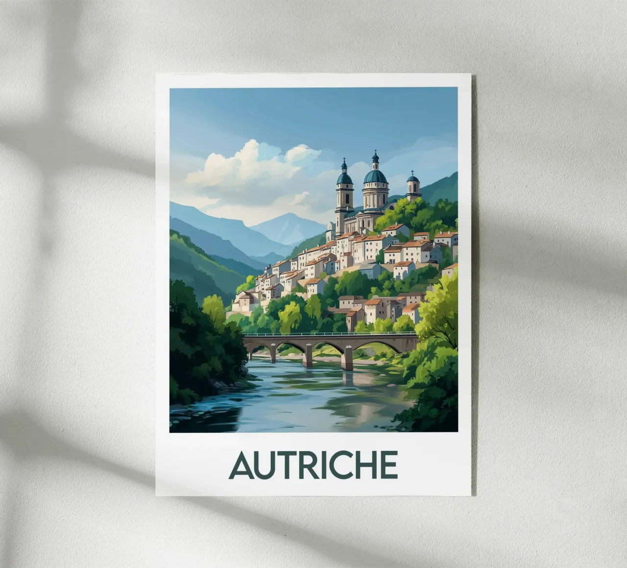 Affiche Autriche plexiglass da Frame the World