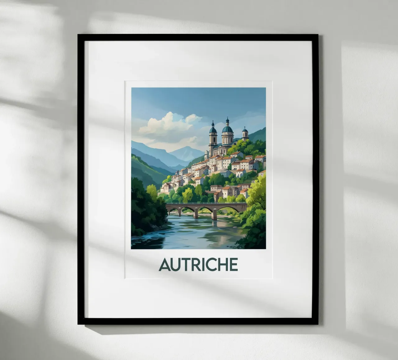 Affiche Autriche carta hahnemühle da Frame the World
