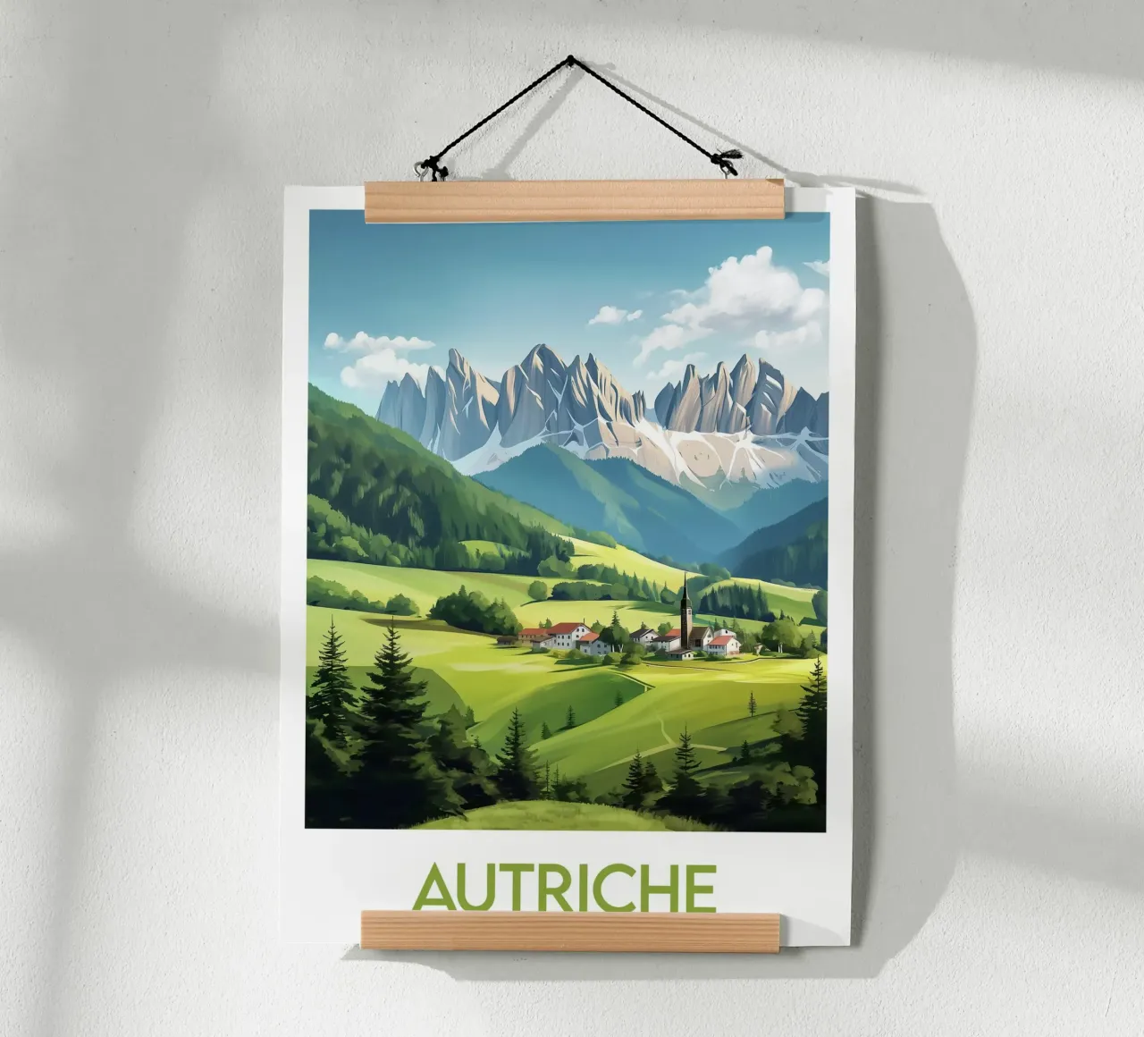 Affiche Autriche carta hahnemühle da Frame the World