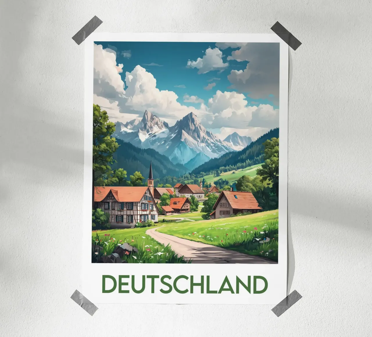 Poster Germania poster da Frame the World