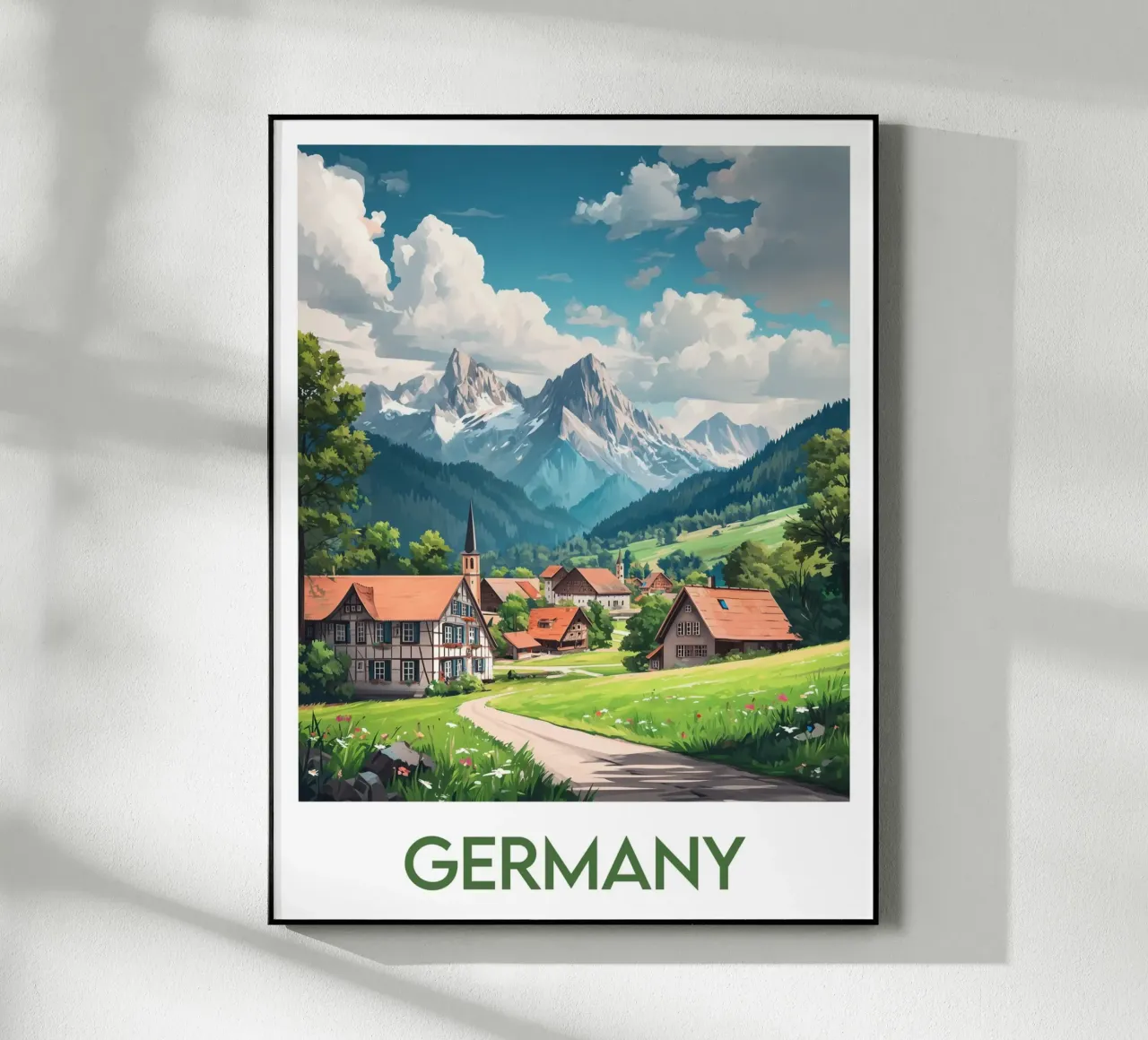 Poster Germania plexiglass da Frame the World