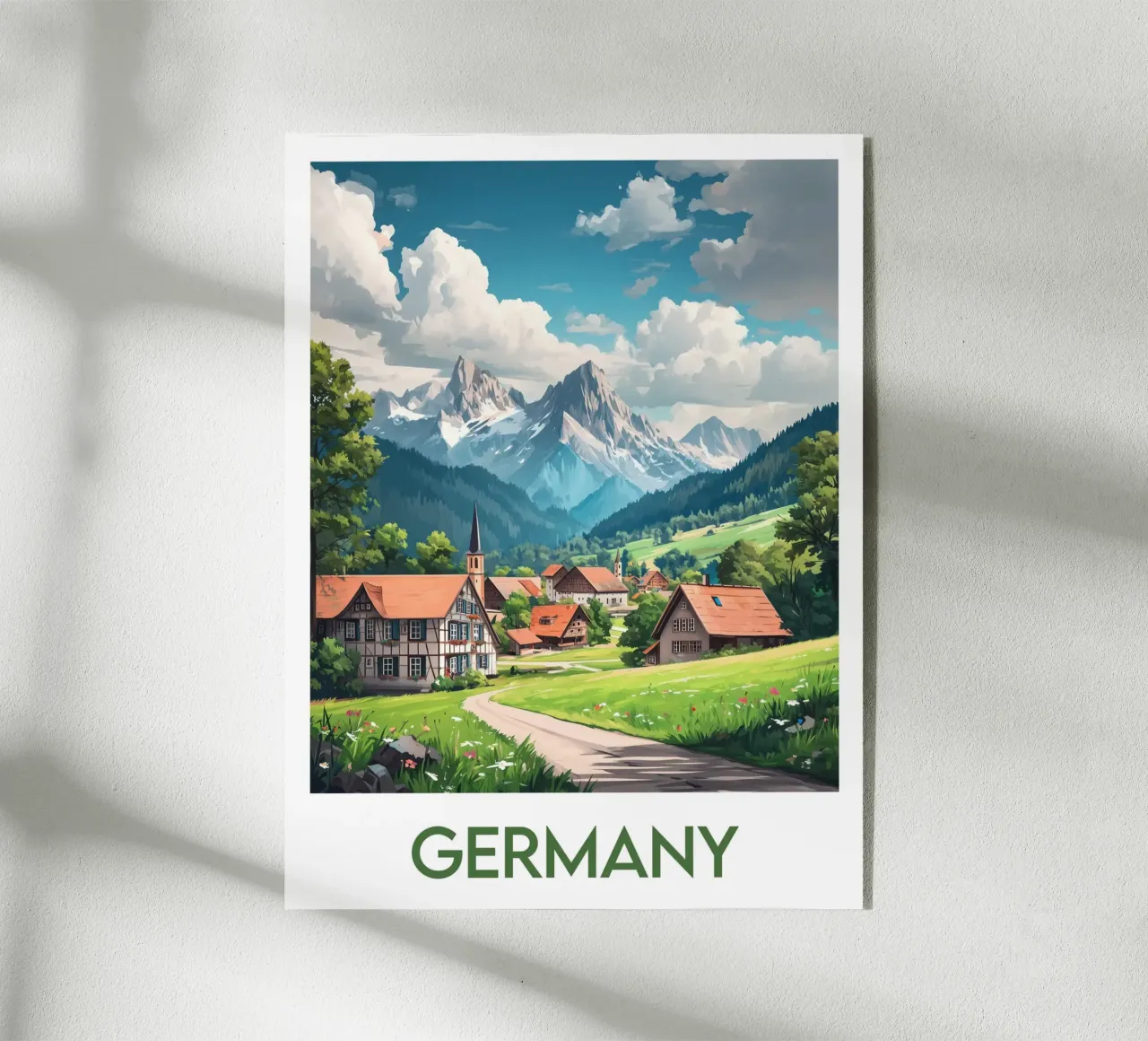 Poster Germania plexiglass da Frame the World