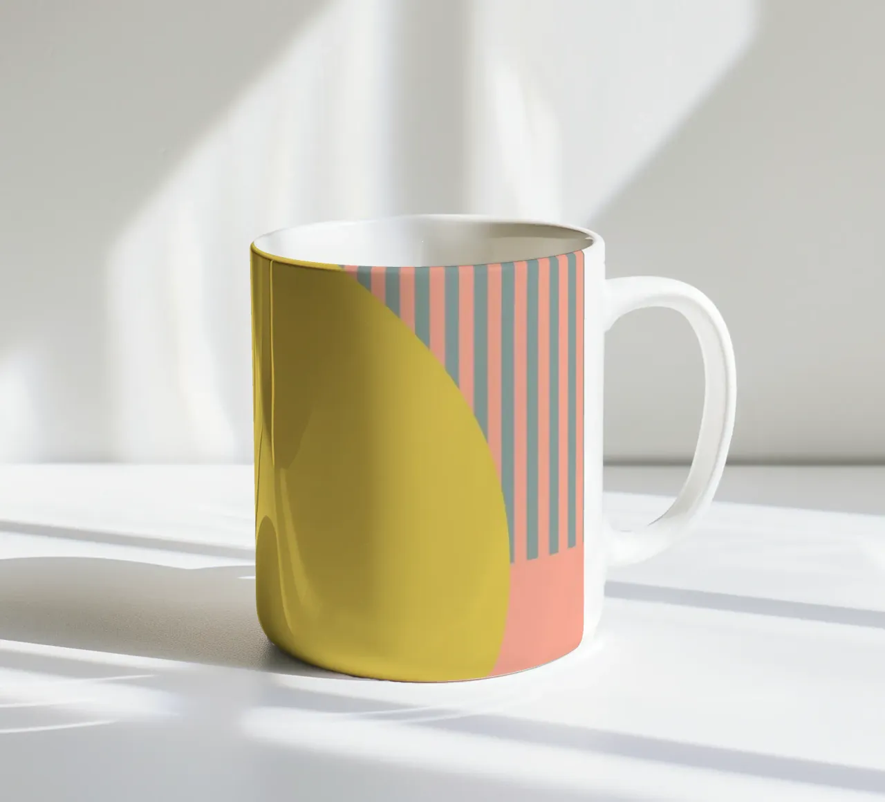 Punto tazza in ceramica da Rose Beck Art