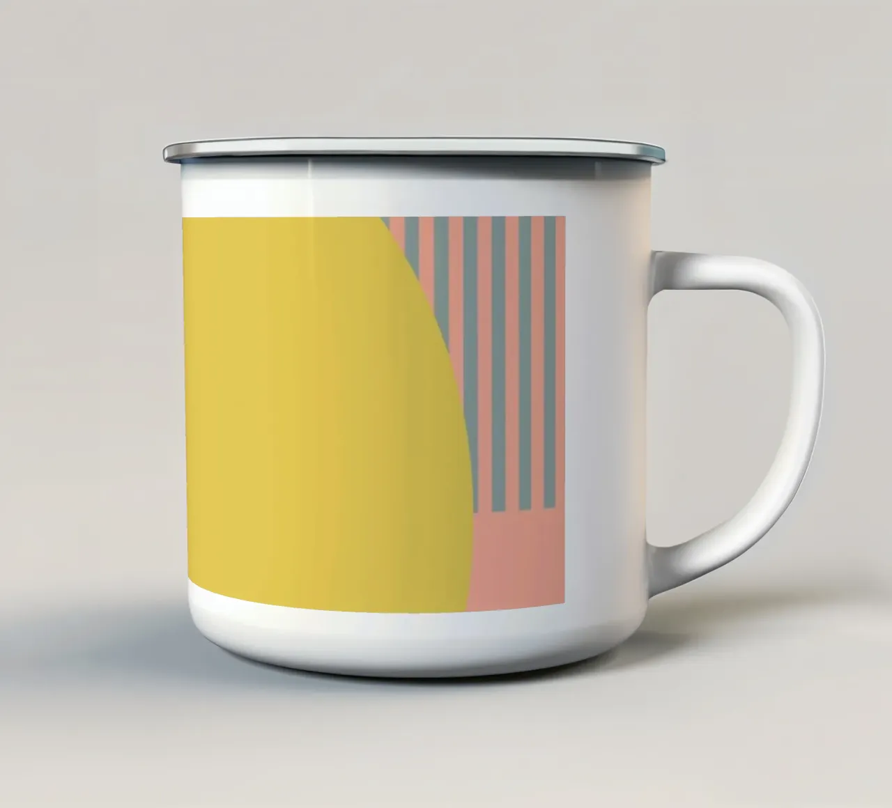 Punto tazza in smalto da Rose Beck Art
