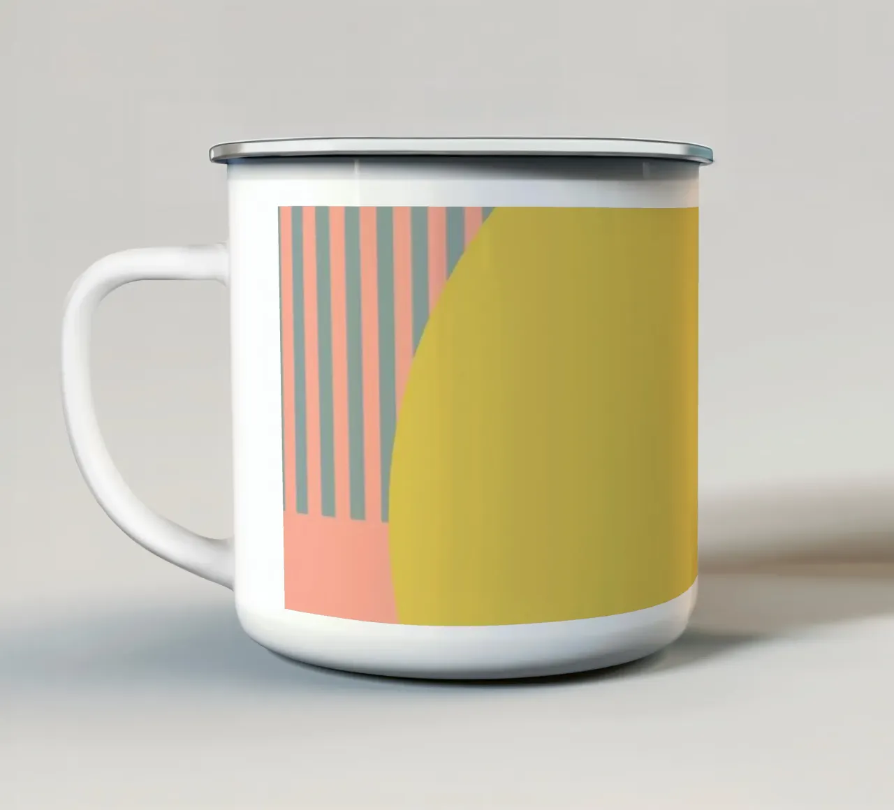 Punto tazza in smalto da Rose Beck Art