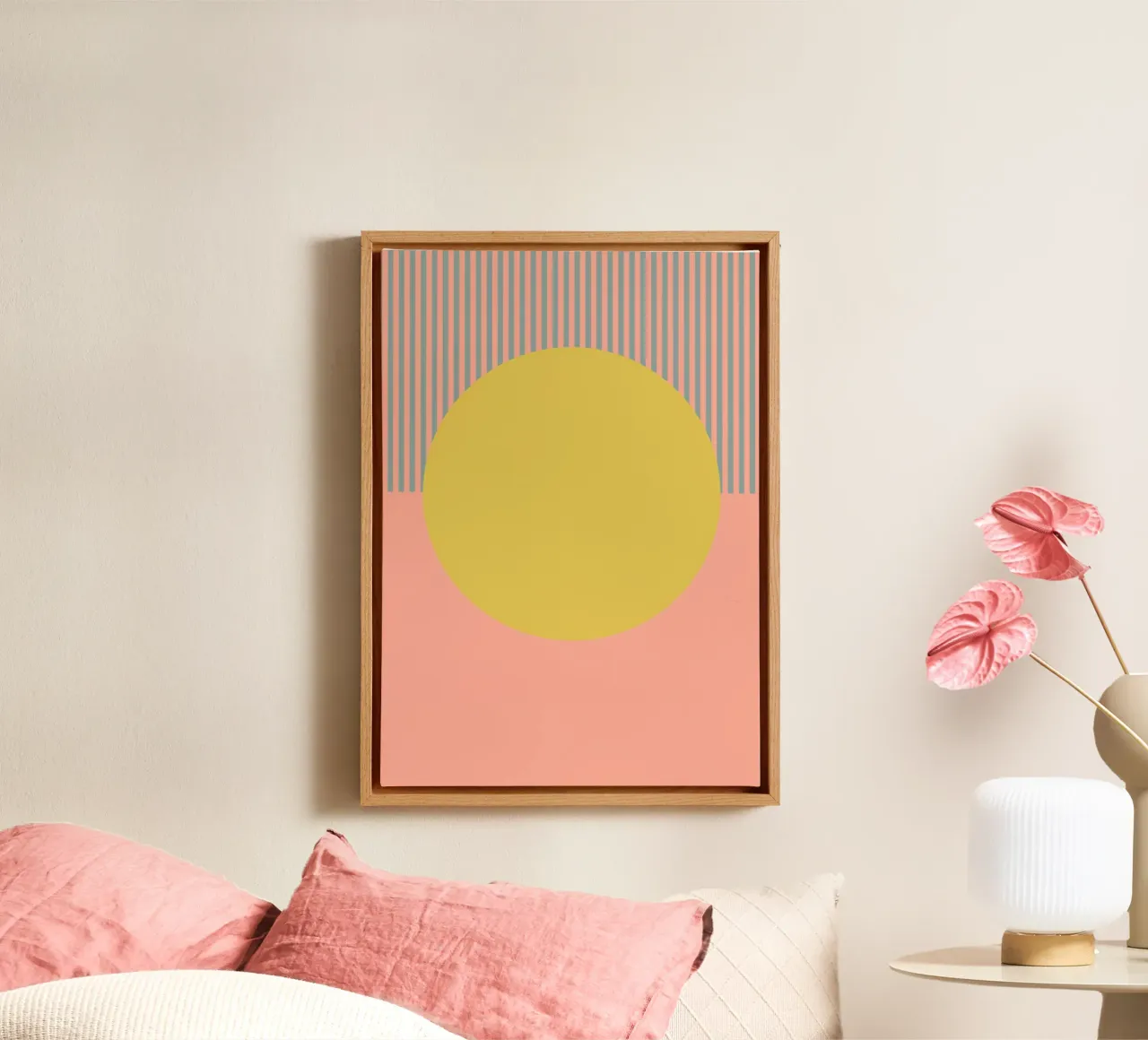 Spot canvas van Rose Beck Art