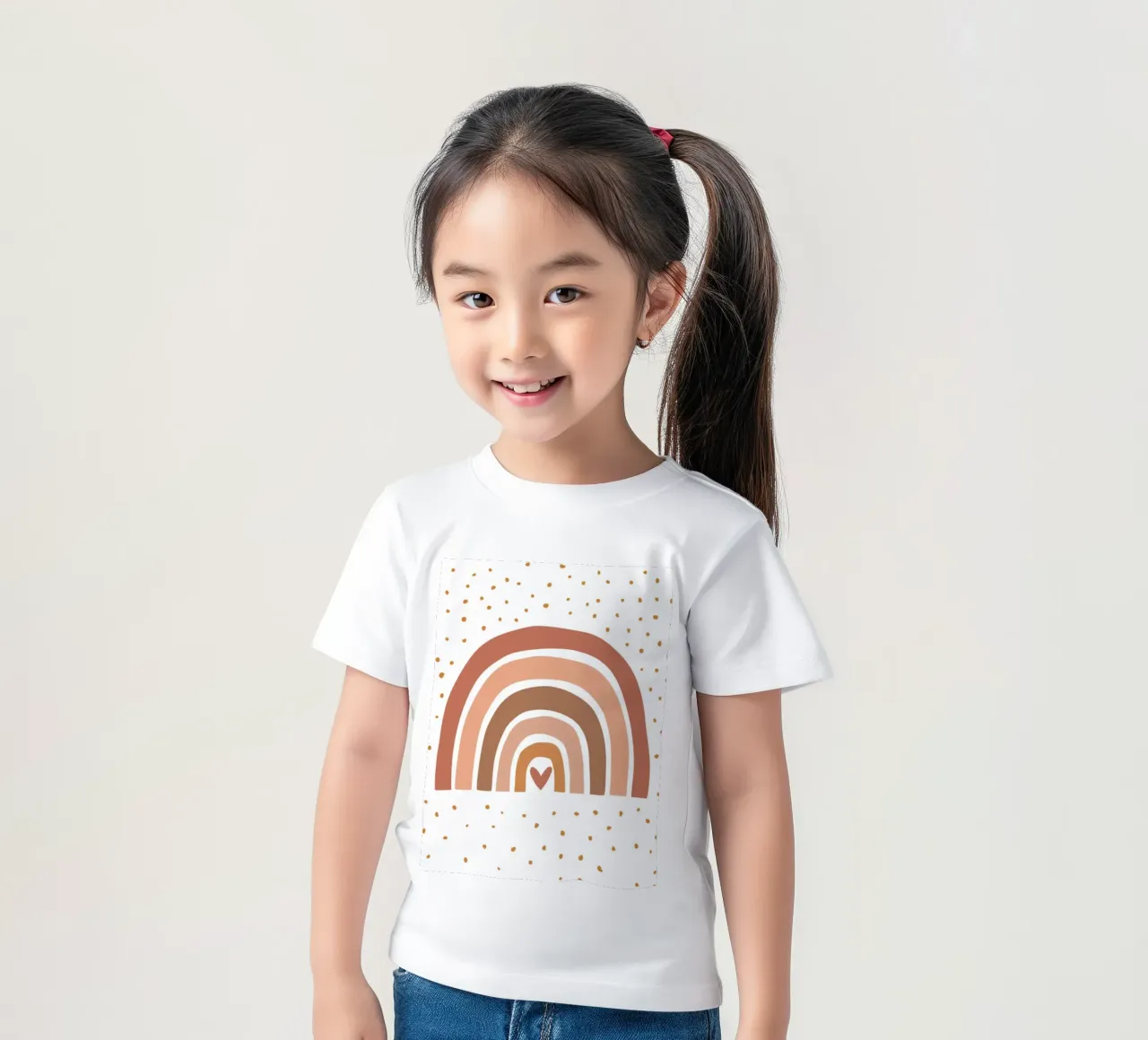 Stampa arcobaleno bohémien, arredamento per cameretta dei bambini t-shirt bambini da Little Lola