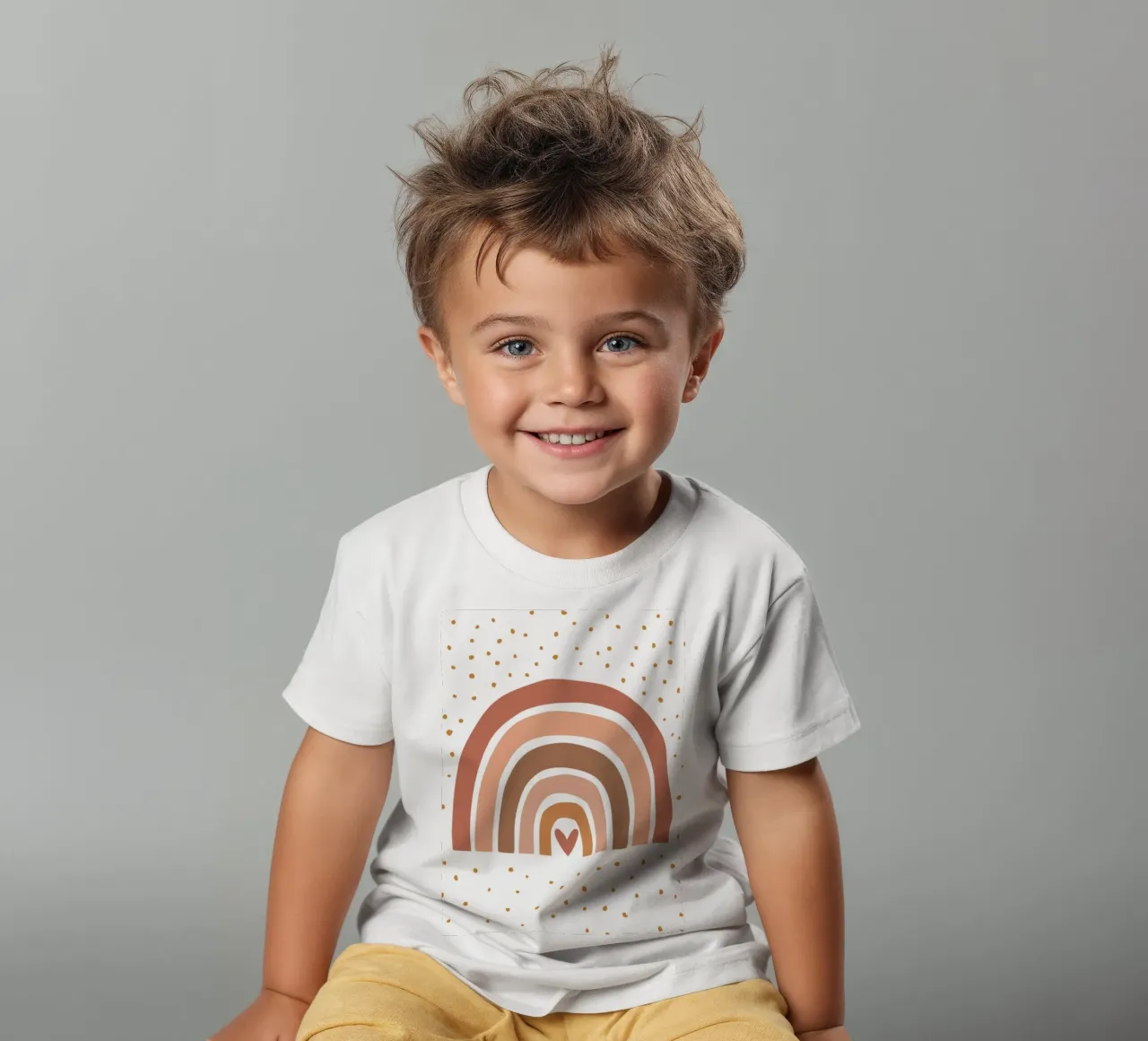 Stampa arcobaleno bohémien, arredamento per cameretta dei bambini t-shirt bambini da Little Lola