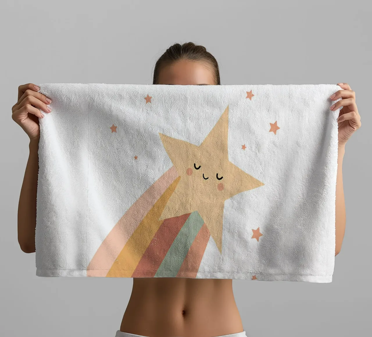 Stella cadente arcobaleno asciugamano da bagno da Little Lola