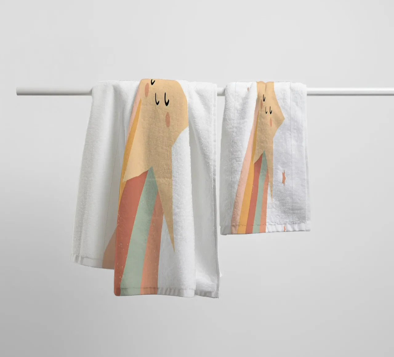 Stella cadente arcobaleno asciugamano da bagno da Little Lola