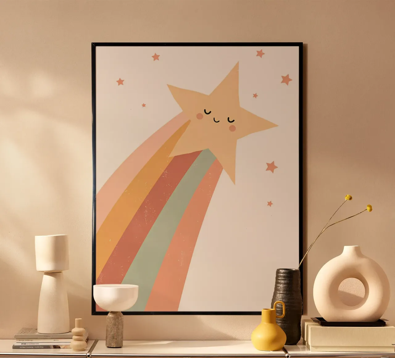 Stella cadente arcobaleno carta hahnemühle da Little Lola