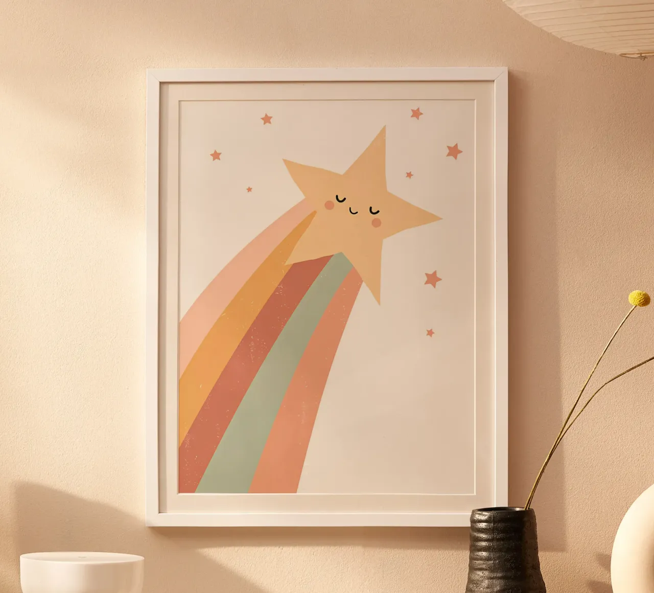 Stella cadente arcobaleno carta hahnemühle da Little Lola