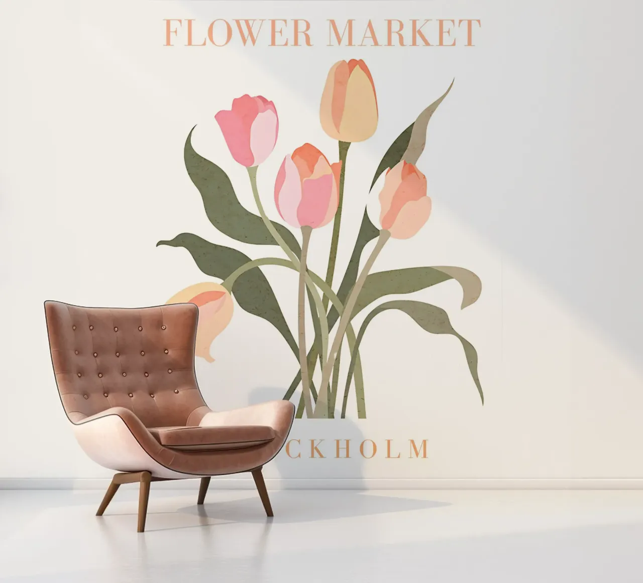 Flower Market Stockholm photo wallpaper by Boheme